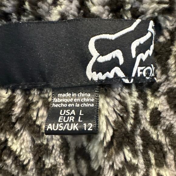 Fox Racing Ski/Snowboard Women’s Sports Jacket Large White/Faux Cheetah Lining - Picture 6 of 9